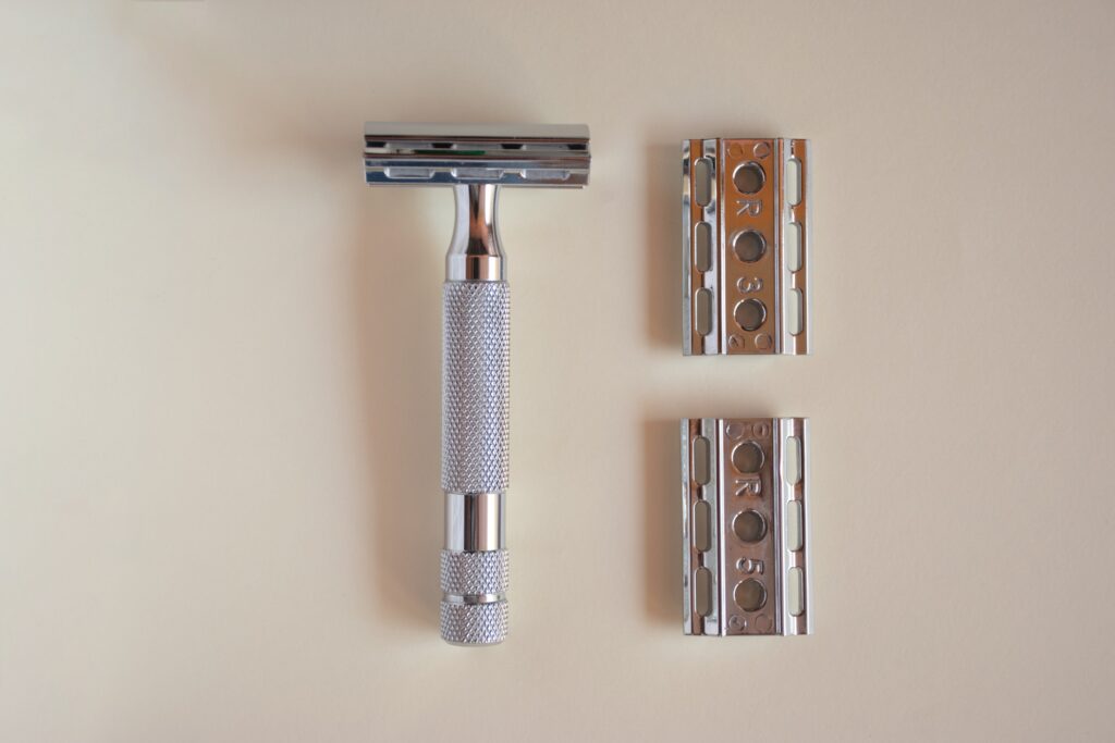 Top view of the best razors for safety razor