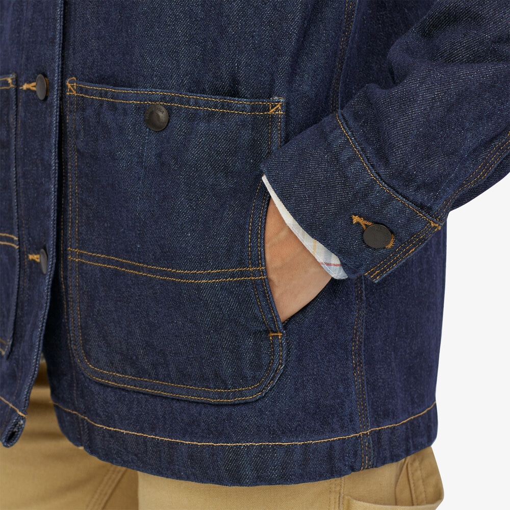 Clothes made from hemp - a men's denim-looking jacket made of hemp cloth