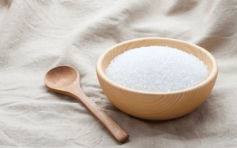Sugar used in this lip scrub DIY recipe