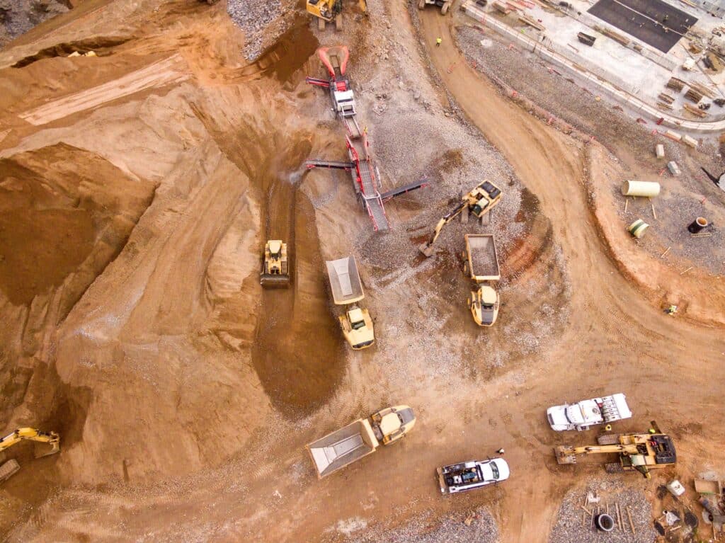 Arial view of an industrial site to illustrate what is overshoot day. 